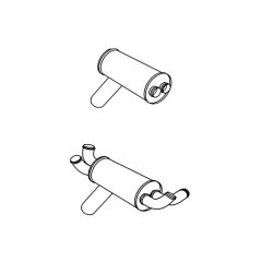 Cessna 152 Exhaust System DrawingOKC026114