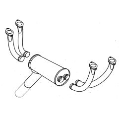 Cessna 172R 172S Skyhawk  Exhaust SystemOKC026107