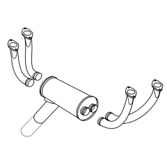 Cessna 172 IPSkyhawkandCessna177Cardinal Exhaust SystemOKC026141