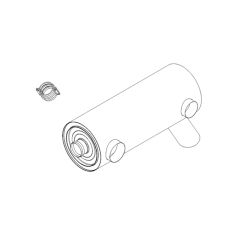 Cessna 180A 182A 195657 First Years  Exhaust DrawingOKC026126