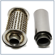 Constructed of heat resistant 321 stainless steel with Inconel baffles